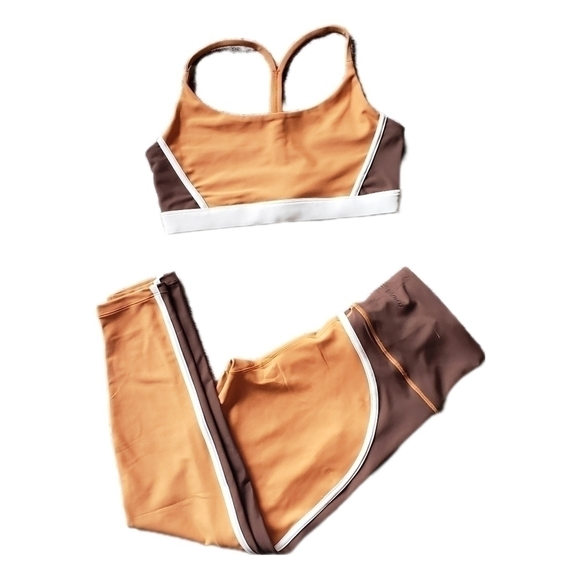 BCBG Paris Highline Colorblock  Leggin & Sport Top Size M - Picture 5 of 12